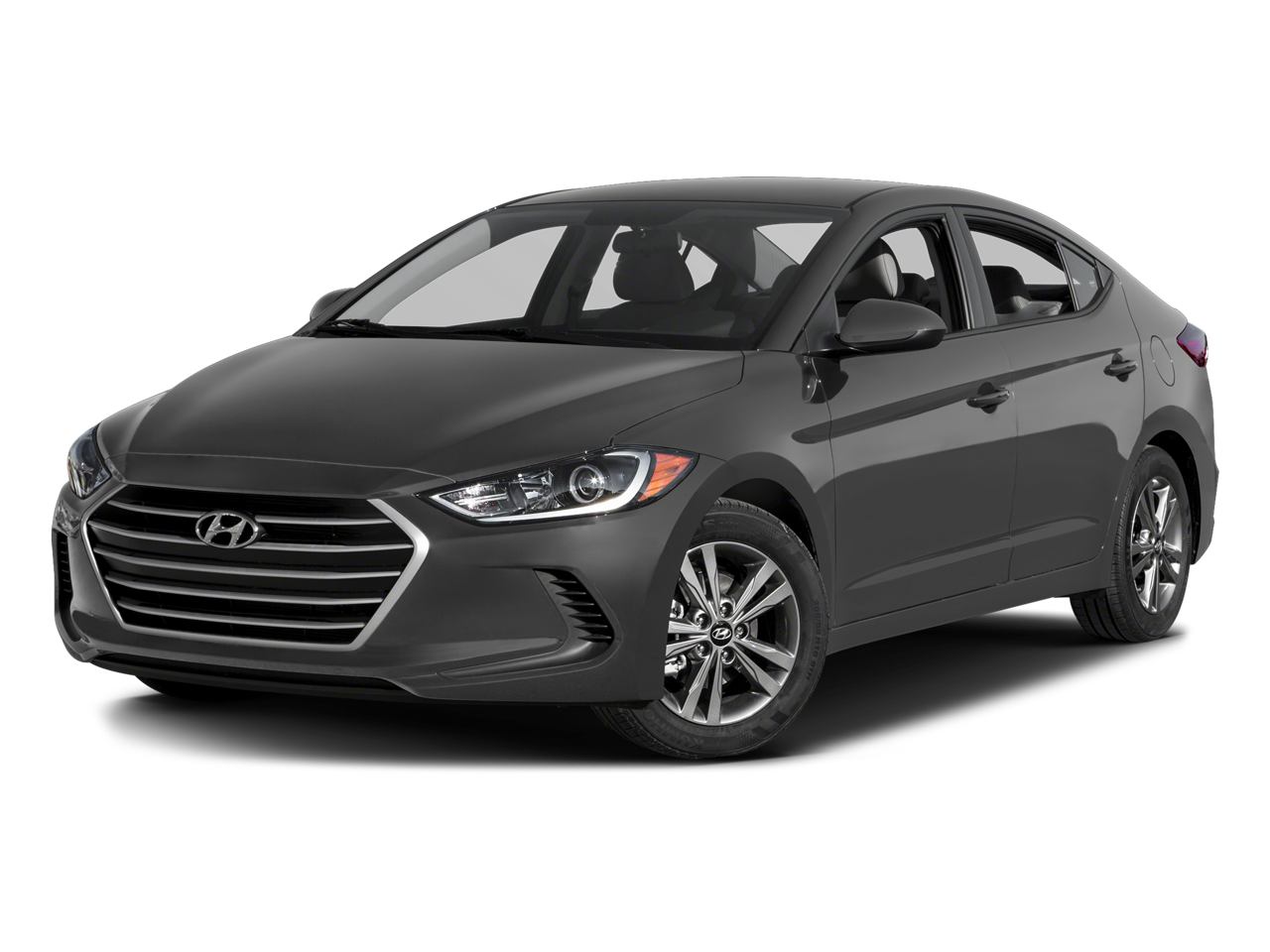 2017 Hyundai Elantra SE in Shale Gray Metallic — front three-quarter view