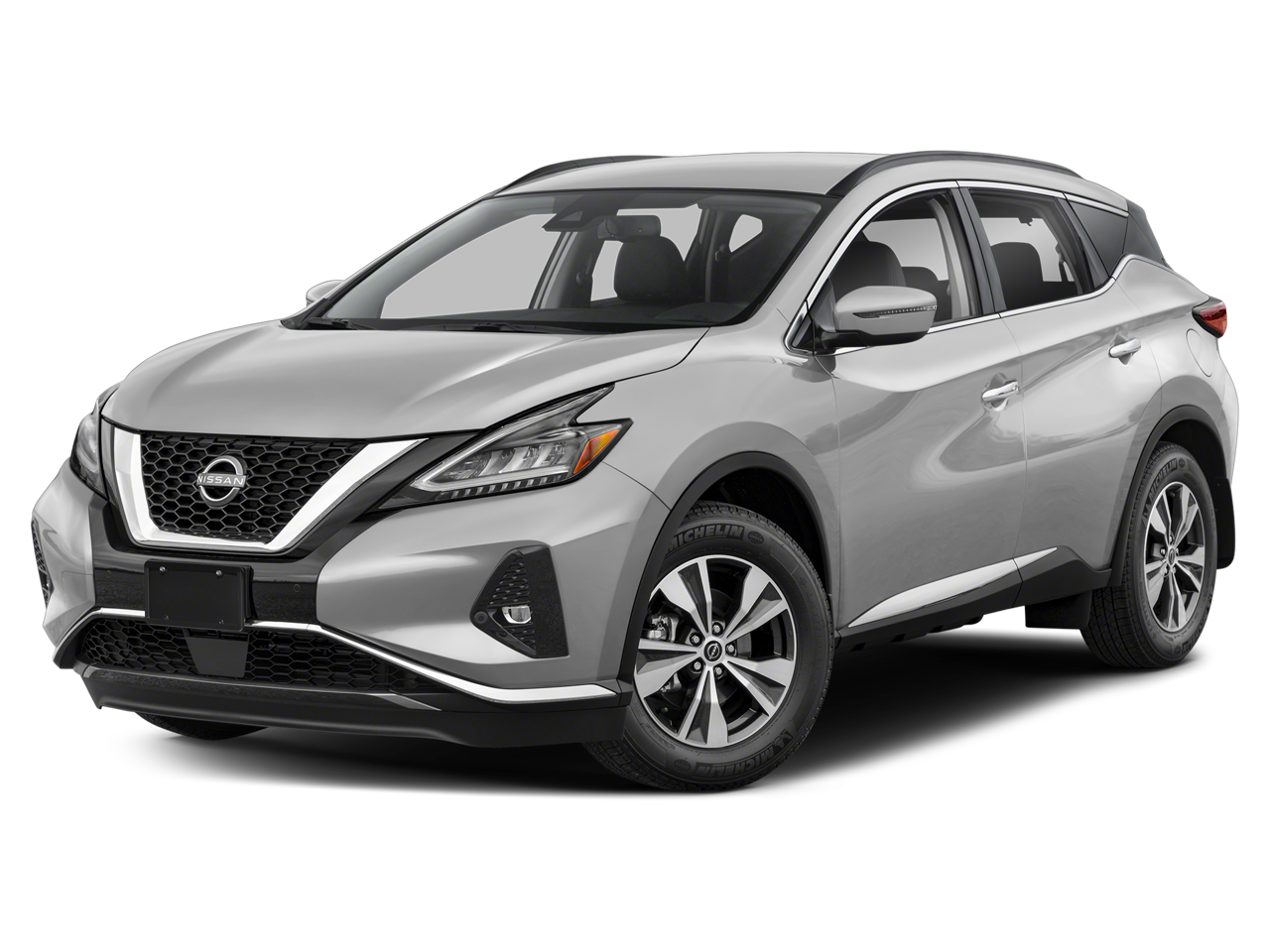 2023 Nissan Murano S in Brilliant Silver Metallic — front three-quarter view