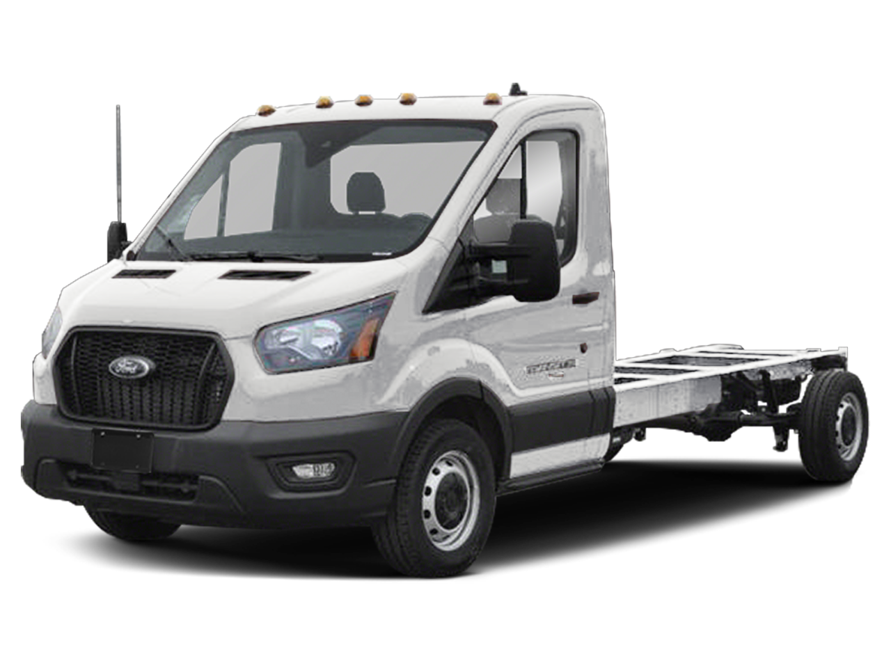 2024 Ford Transit-350 Base in Oxford White — front three-quarter view