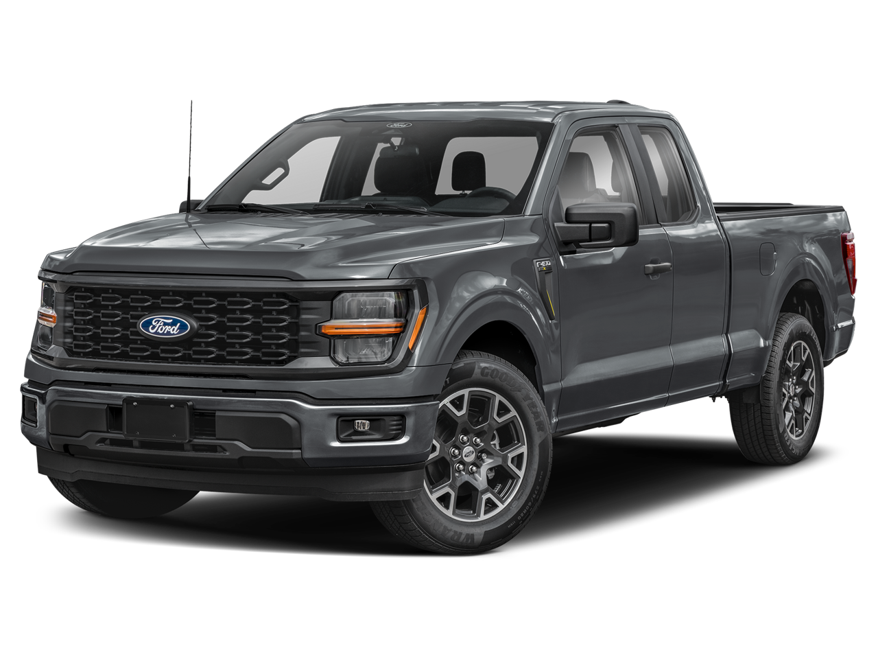 2026 Ford F-150 STX in Carbonized Gray Metallic — front three-quarter view