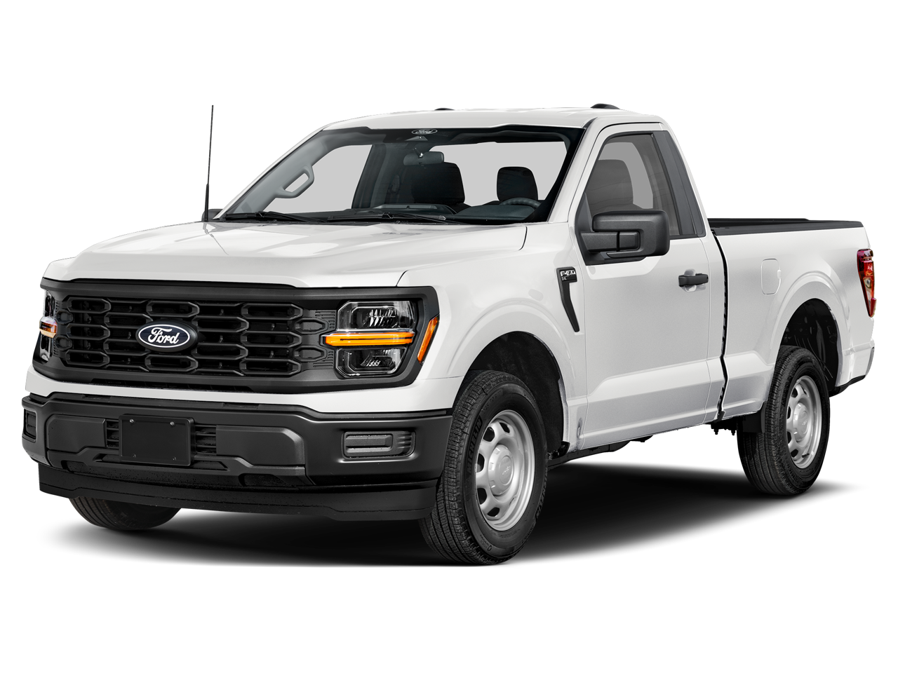 2026 Ford F-150 XL in Oxford White — front three-quarter view
