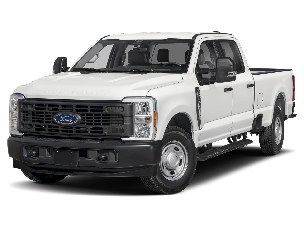 2026 Ford F-250SD XL in Oxford White — front three-quarter view