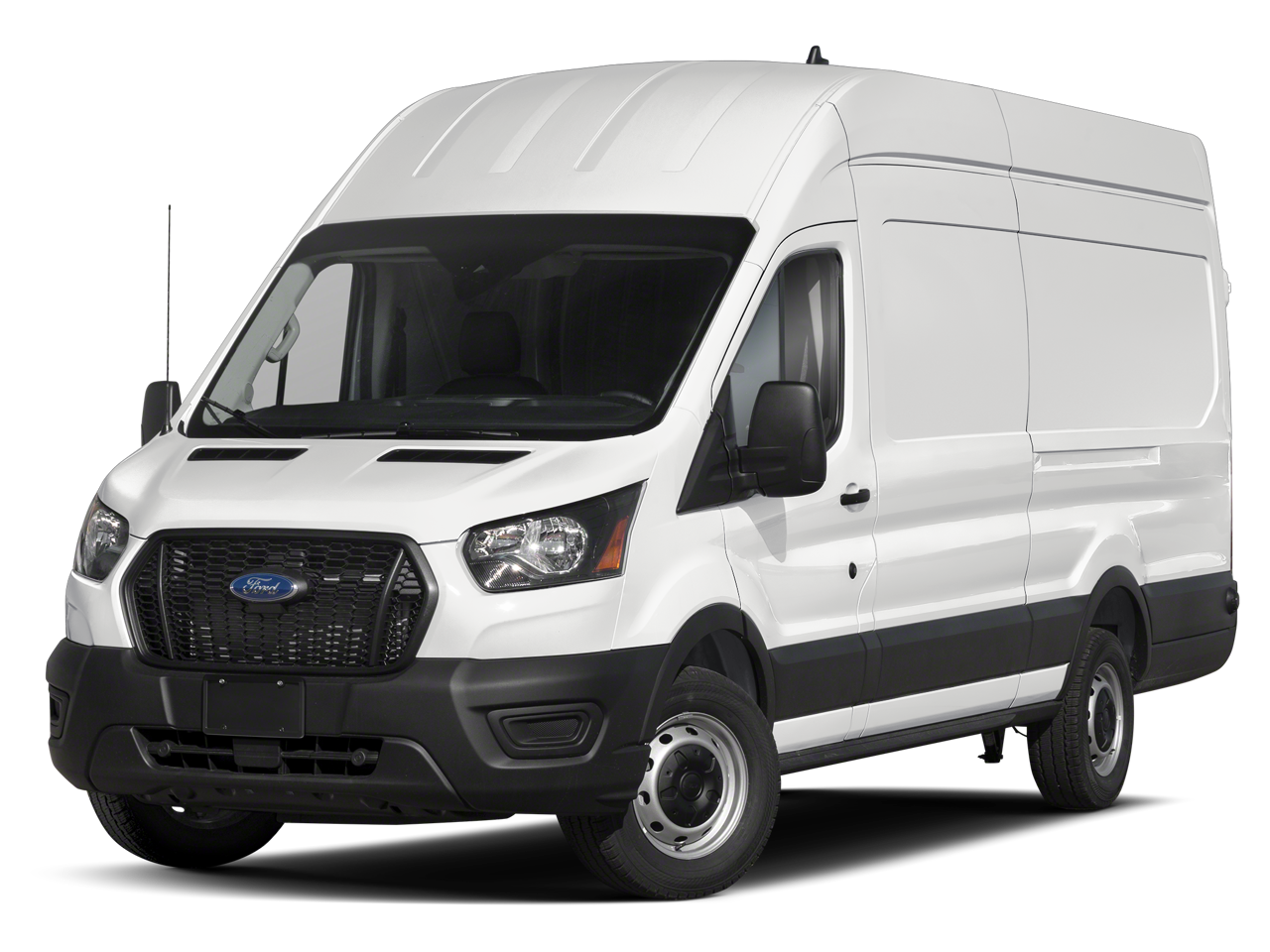 2026 Ford Transit-350 Base in Oxford White — front three-quarter view