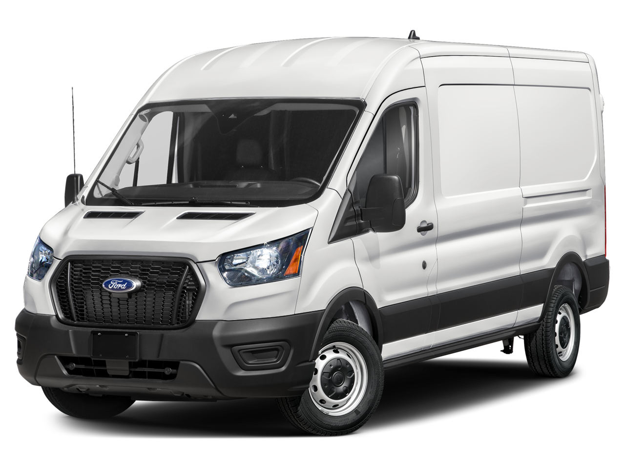 2026 Ford Transit-350 Base in Oxford White — front three-quarter view