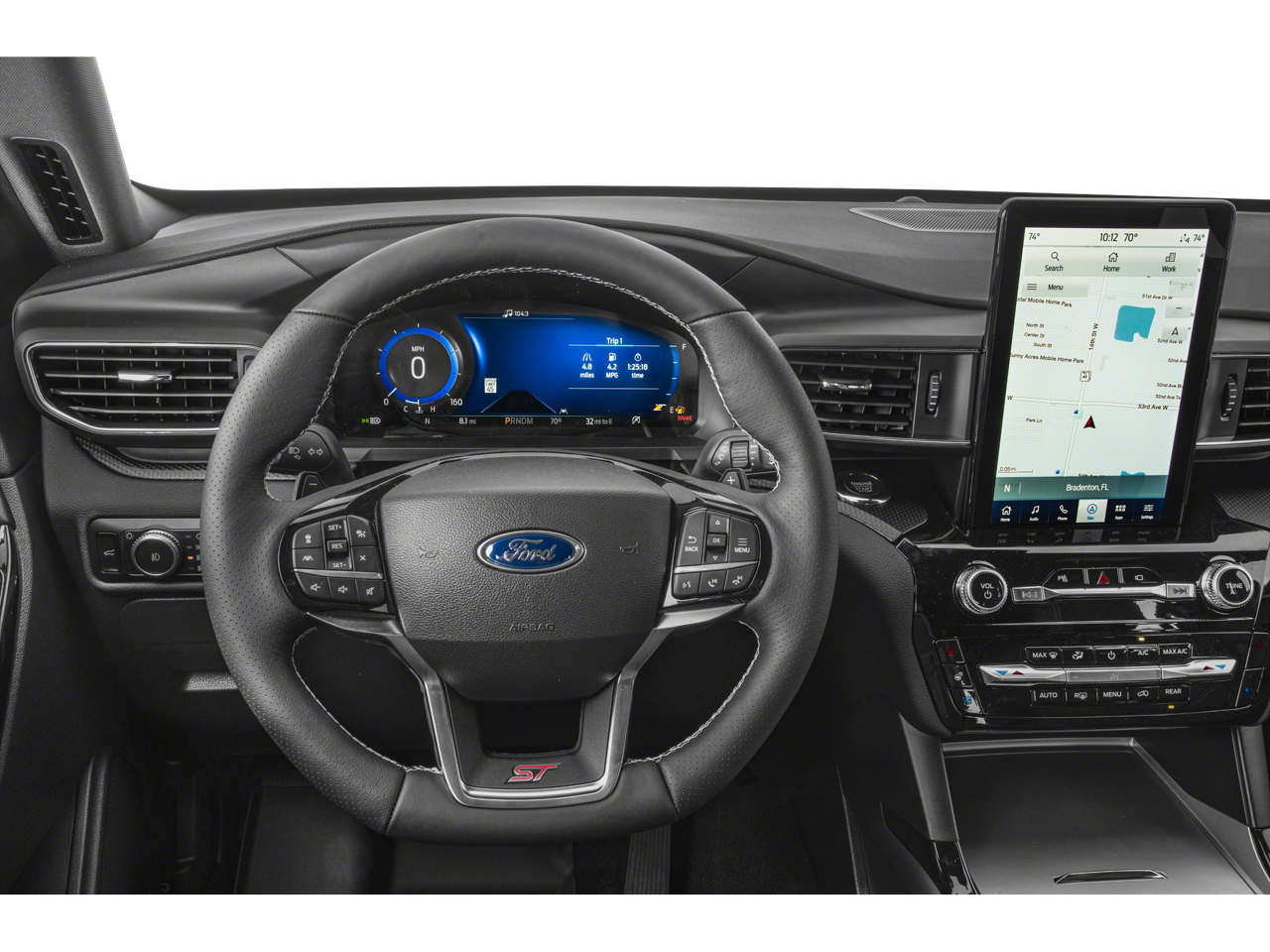 2023 Ford Explorer — interior view