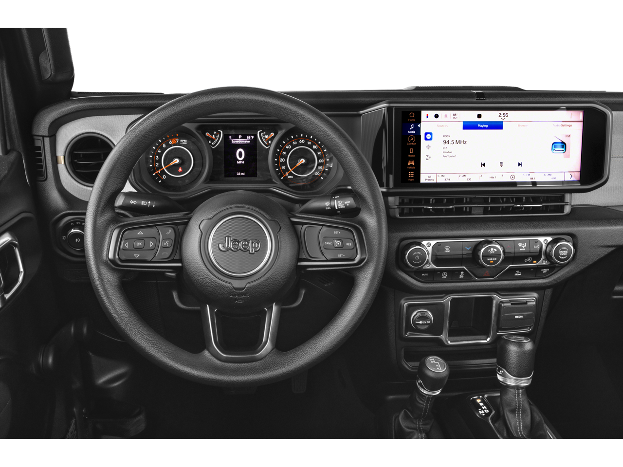 2024 Jeep Wrangler — interior view