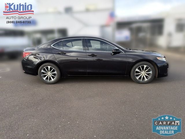 2016 Acura TLX — rear three-quarter view