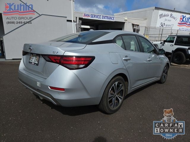 2022 Nissan Sentra — rear three-quarter view