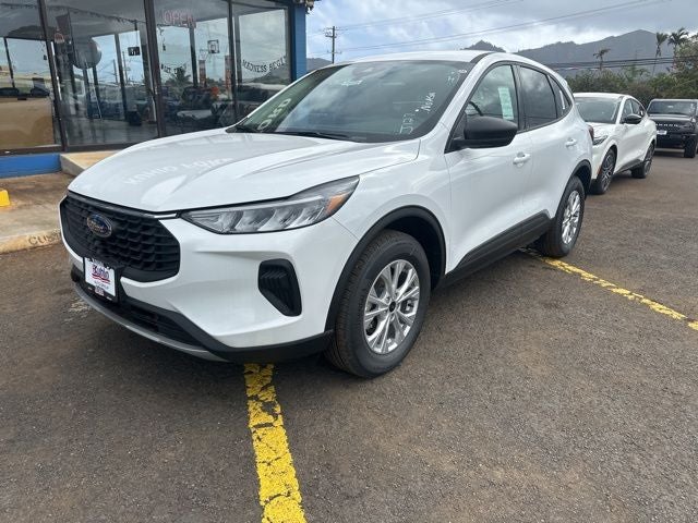 2026 Ford Escape Active in Oxford White — front three-quarter view