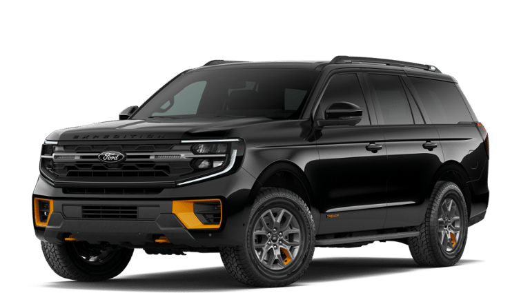2026 Ford Expedition Tremor in Agate Black Metallic — front three-quarter view