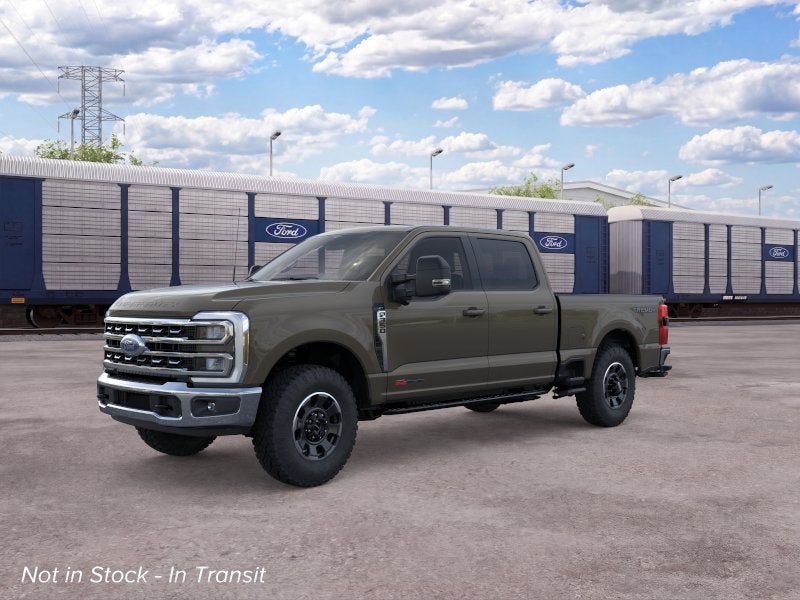 2026 Ford F-350SD XLT in Marsh Gray — front three-quarter view