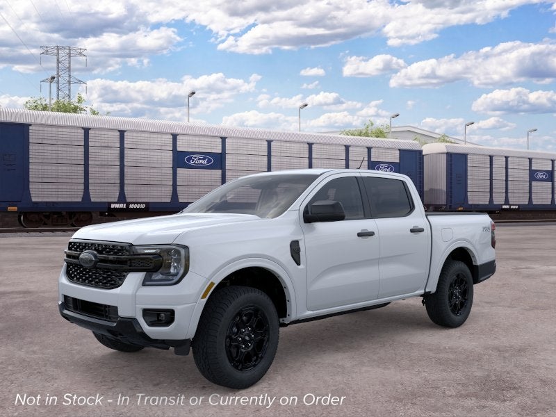 2026 Ford Ranger XLT in Oxford White — front three-quarter view