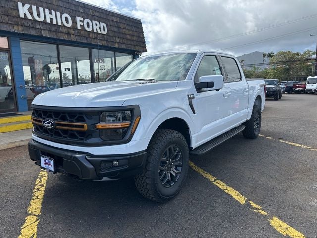 2025 Ford F-150 Tremor in Oxford White — front three-quarter view