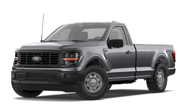 2026 Ford F-150 XL in Carbonized Gray Metallic — front three-quarter view