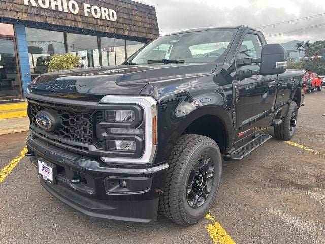 2026 Ford F-250SD XL in Agate Black Metallic — front three-quarter view