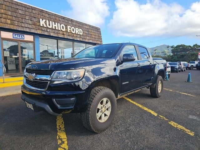 2017 Chevrolet Colorado Work Truck in Black — front three-quarter view