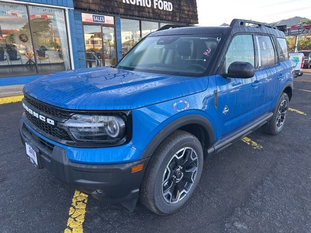 2025 Ford Bronco Sport Outer Banks in Velocity Blue Metallic — front three-quarter view