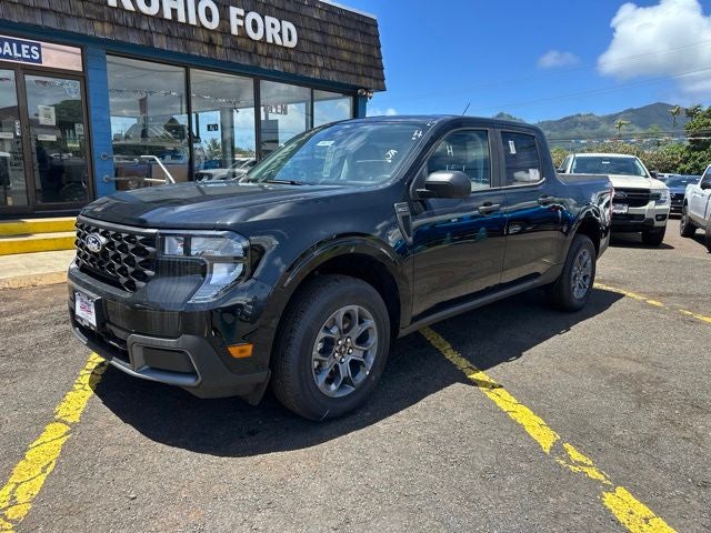 2026 Ford Maverick XLT in Shadow Black — front three-quarter view